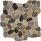 Msi Mix River Rock SAMPLE Tumbled Marble Mesh-Mounted Mosaic Tile ZOR-MD-0443-SAM - alternate 1
